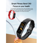 C60 Smart wristband for measuring body temperature, blood pressure, fitness, heart rate, and steps C60 Smart wristband for measuring body temperature, blood pressure, fitness, heart rate, and steps